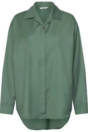 Holzweiler Dais Shirt Designers Shirts Long-sleeved Green