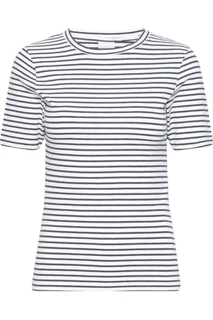 Ichi Ihmira Ss Tops T-shirts & Tops Short-sleeved Navy