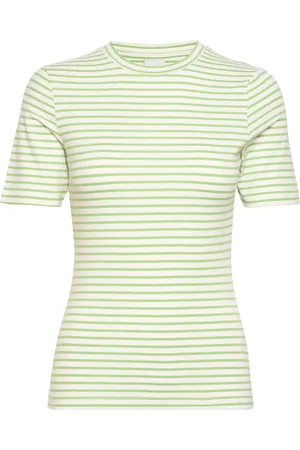 Ichi Ihmira Ss Tops T-shirts & Tops Short-sleeved Green