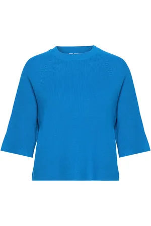 Ichi Ihboston Ms Tops Knitwear Jumpers Blue