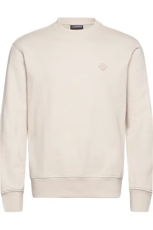 J Lindeberg Thorne Crew Neck Designers Sweat-shirts & Hoodies Sweat-shirts Cream
