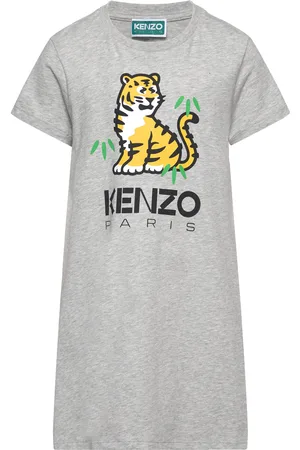 Kenzo Short Sleeved Dress Dresses & Skirts Dresses Casual Dresses Short-sleeved Casual Dresses Grey