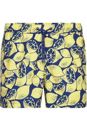 Björn Borg Borg Print Swim Shorts Uimashortsit Yellow