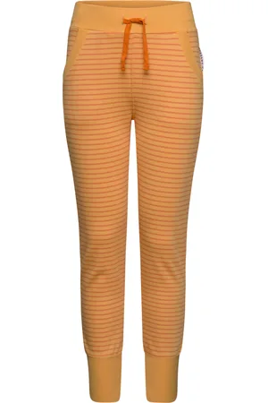 Geggamoja Long Pants Bottoms Sweatpants Orange