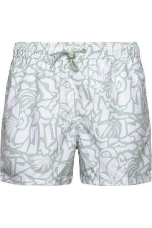 Björn Borg Borg Print Swim Shorts Uimashortsit Green