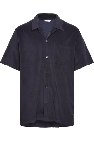 Björn Borg Borg Toweling Pool Shirt Tops Shirts Short-sleeved Navy