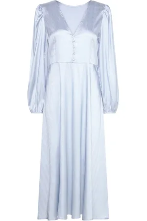 A-View Enitta Dress Polvipituinen Mekko Blue