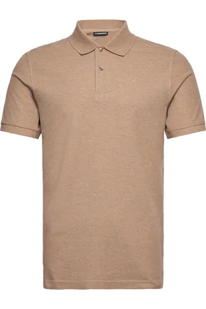 J Lindeberg Troy Polo Shirt Designers Polos Short-sleeved Beige