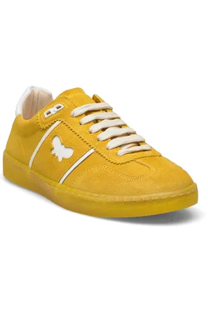 Max Mara Pacocolor Designers Sneakers Low-top Sneakers Yellow
