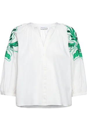 Desigual Kisty Tops Blouses Long-sleeved White