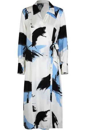 Second Female Josie Wrap Dress Polvipituinen Mekko White
