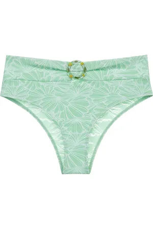 Dorina Cetrella Brief Swimwear Bikinis Bikini Bottoms High Waist Bikinis Green