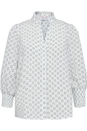 Numph Nuavas Shirt Tops Shirts Long-sleeved White