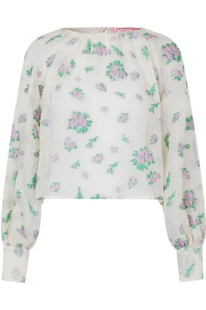Custommade Berete Tops Blouses Long-sleeved White