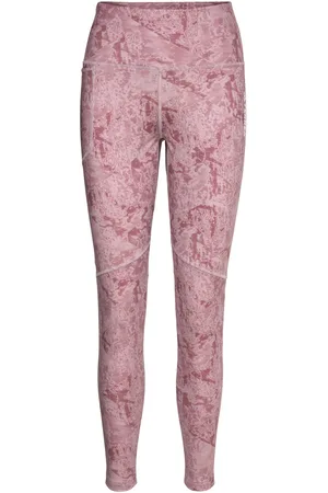 adidas Terrex Multi Allover Print Leggings Sport Running-training Tights Pink