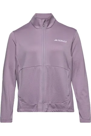 adidas Terrex Multi Light Fleece Full-Zip Jacket Sport Sport Jackets Purple