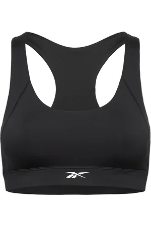 Reebok Id Train Racer Bra Sport Bras & Tops Sports Bras - All Black