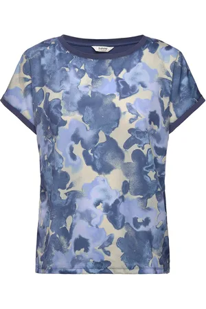 B YOUNG Bypanya Tshirt 8 - Tops T-shirts & Tops Short-sleeved Blue