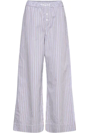 H2OFagerholt Pj Pants Bottoms Trousers Wide Leg Blue