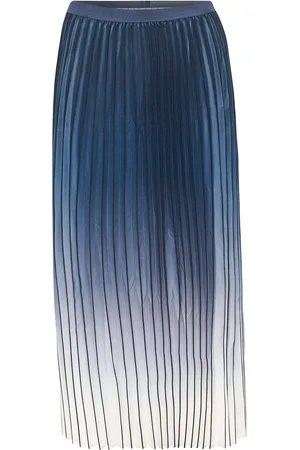 Culture Cuscarlett Ombre Skirt Polvipituinen Hame Blue