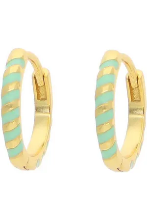 Nuni Copenhagen Sadie Accessories Jewellery Earrings Hoops Green