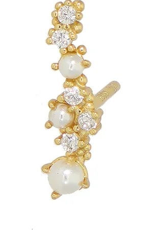 Nuni Copenhagen Stella-Left Accessories Jewellery Earrings Single Earring Gold