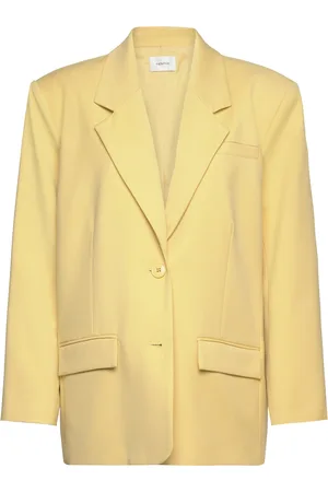Gestuz Paulagz Oz Blazer Blazers Single Breasted Blazers Yellow