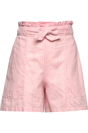 Creamie Shorts Cotton Lurex Bottoms Shorts Pink