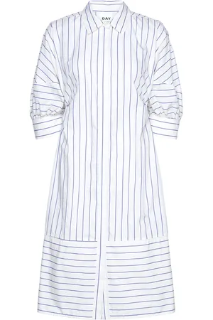 DAY Birger et Mikkelsen Benedict - Daily Stripe Polvipituinen Mekko White