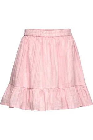 Creamie Skirt Cotton Lurex Dresses & Skirts Skirts Short Skirts Pink