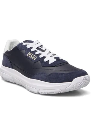 Ralph Lauren Spa Racer 100 Leather-Suede Sneaker Matalavartiset Sneakerit Tennarit Navy