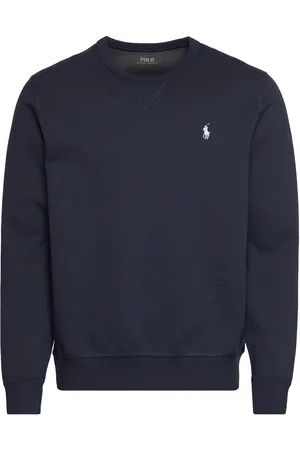 Ralph Lauren Double-Knit Sweatshirt Tops Sweat-shirts & Hoodies Sweat-shirts Navy