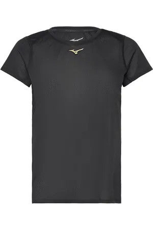 Mizuno Dryaeroflow Tee Sport T-shirts & Tops Short-sleeved Black