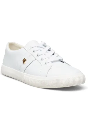 Ralph Lauren Janson Ii Action Leather Sneaker Matalavartiset Sneakerit Tennarit White