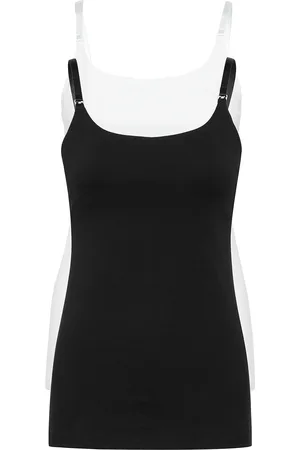 Lindex 2 P Nursing Camisole Organic Tops T-shirts & Tops Sleeveless Black