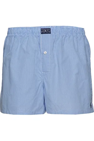 Ralph Lauren Windowpane Woven Boxer Underwear Boxer Shorts Blue