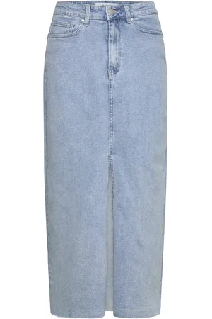 Minus Msvesila Maxi Denim Skirt Polvipituinen Hame Blue