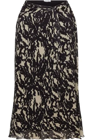 ESPRIT Mesh Skirt Polvipituinen Hame Black