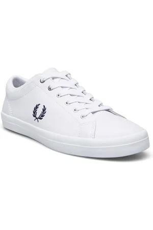 Fred Perry Baseline Leather Matalavartiset Sneakerit Tennarit White