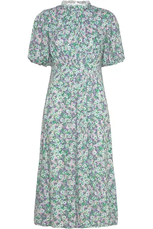 Noella Ruth Long Dress Polvipituinen Mekko Green