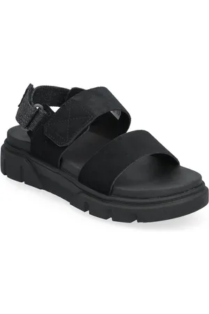 Timberland Greyfield Sandal Backstrap Sandal Black Suede Matalapohjaiset Sandaalit Black