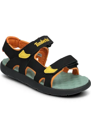 Timberland Perkins Row Backstrap Sandal Black W Medium Yellow Shoes Summer Shoes Sandals Black