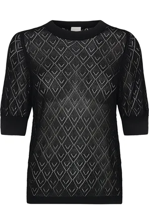 Ichi Ihmarinda Ss5 Tops Knitwear Jumpers Black