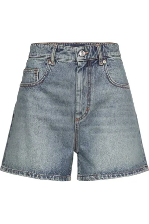 Sportmax Ovale Designers Shorts Denim Shorts Blue