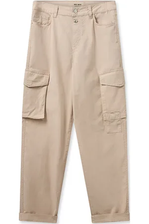 Mos Mosh Mmadeline Rosita Cargo Pant Bottoms Trousers Cargo Pants Beige