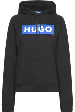 Hugo Blue Dariane_B Tops Sweat-shirts & Hoodies Hoodies Black