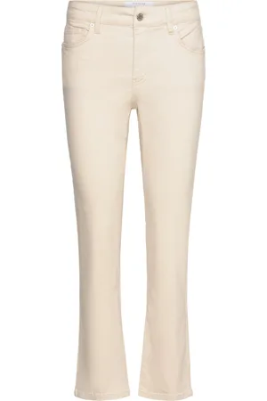 Pieszak Pd-Nora Jeans Ecru Bottoms Jeans Straight-regular Cream