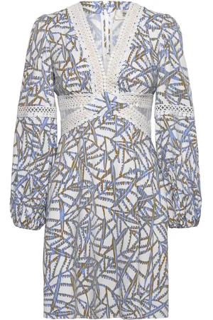 Diane von Furstenberg Dvf Kimmie Dress Lyhyt Mekko Blue