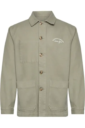 Maison Labiche Sebasto Outerwear/Jacket Designers Overshirts Khaki Green
