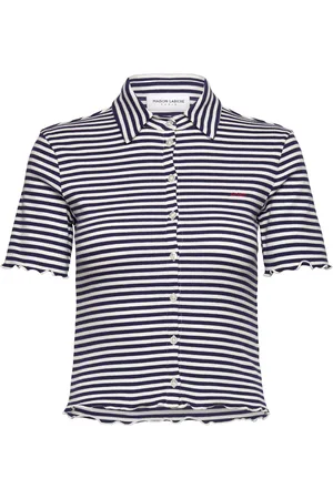 Maison Labiche Agar Tee-Shirt Tops T-shirts & Tops Short-sleeved Navy